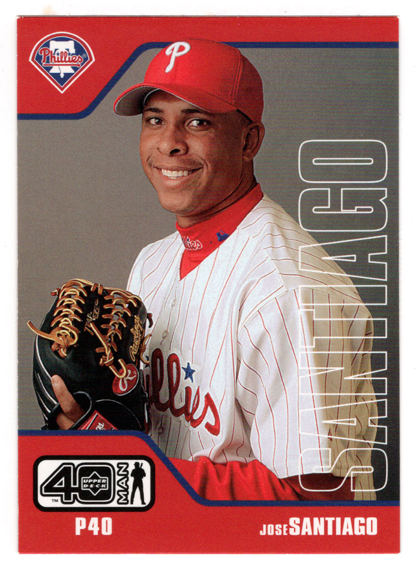 Jose Santiago - Philadelphia Phillies (MLB Baseball Card) 2002 Upper Deck 40-Man # 894 Mint