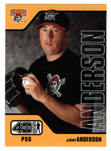 Jimmy Anderson - Pittsburgh Pirates (MLB Baseball Card) 2002 Upper Deck 40-Man # 926 Mint