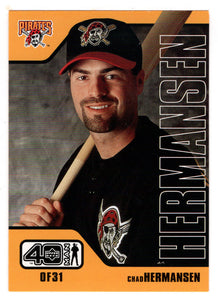 Chad Hermansen - Pittsburgh Pirates (MLB Baseball Card) 2002 Upper Deck 40-Man # 931 Mint