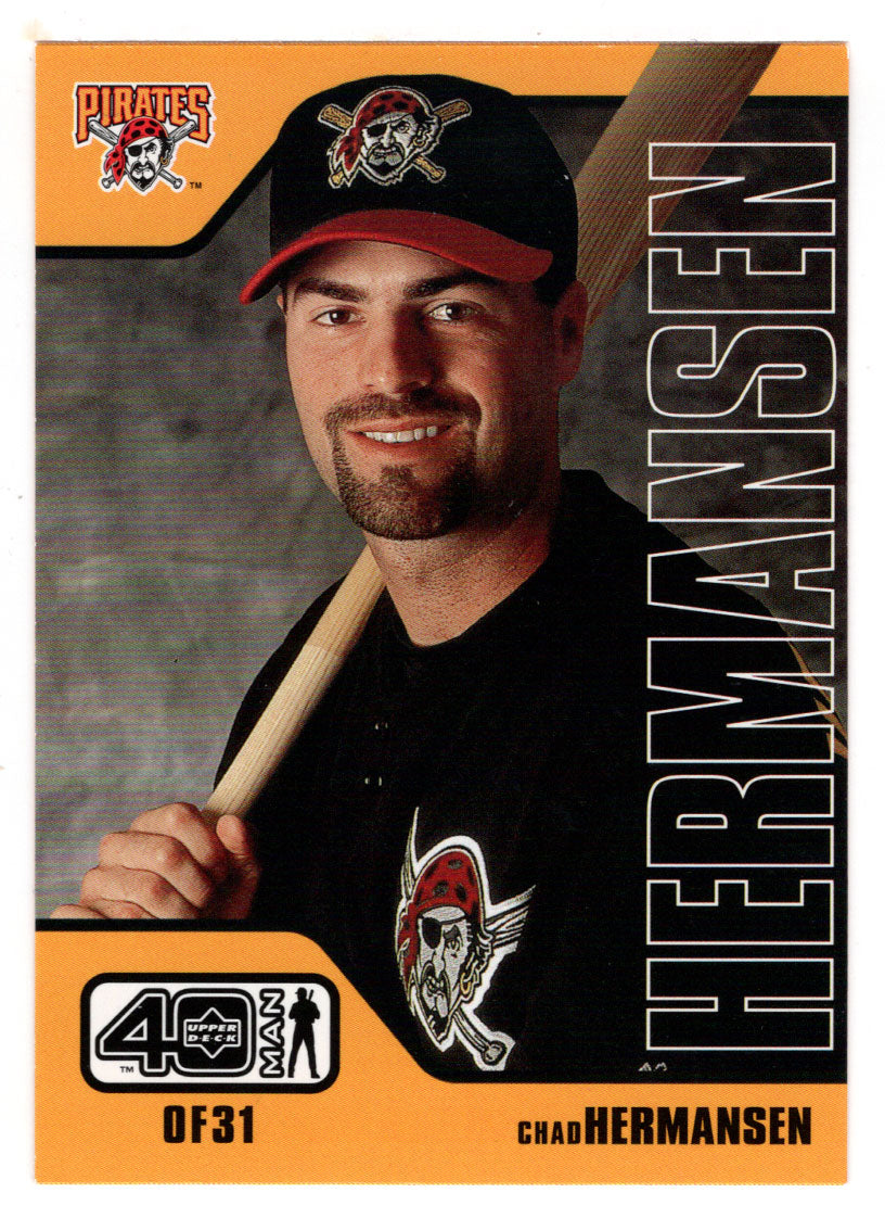 Chad Hermansen - Pittsburgh Pirates (MLB Baseball Card) 2002 Upper Deck 40-Man # 931 Mint
