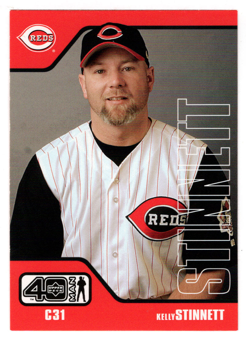 Kelly Stinnett - Cincinnati Reds (MLB Baseball Card) 2002 Upper Deck 40-Man # 966 Mint