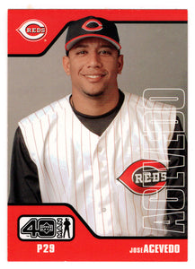 Jose Acevedo - Cincinnati Reds (MLB Baseball Card) 2002 Upper Deck 40-Man # 967 Mint
