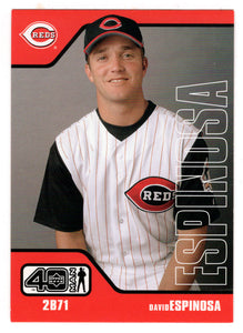 David Espinosa - Cincinnati Reds (MLB Baseball Card) 2002 Upper Deck 40-Man # 981 Mint