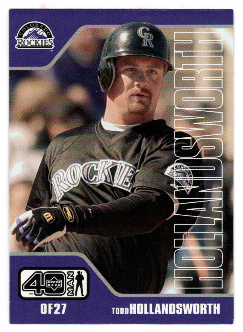 Todd Hollandsworth - Colorado Rockies (MLB Baseball Card) 2002 Upper Deck 40-Man # 997 Mint