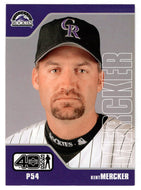 Kent Mercker - Colorado Rockies (MLB Baseball Card) 2002 Upper Deck 40-Man # 998 Mint