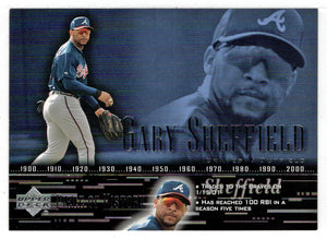 Gary Sheffield - Atlanta Braves (MLB Baseball Card) 2002 Upper Deck A Piece of History # 48 Mint