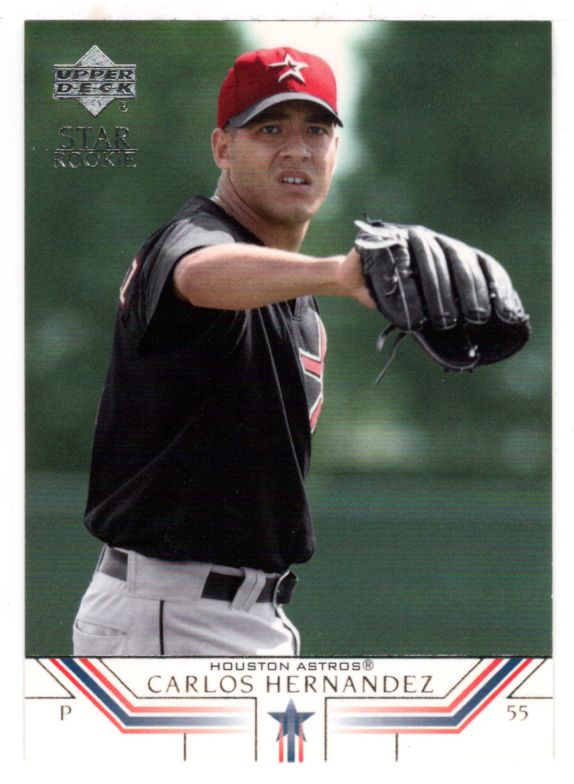 Carlos Hernandez - Houston Astros - Star Rookie (MLB Baseball Card) 2002 Upper Deck # 22 Mint
