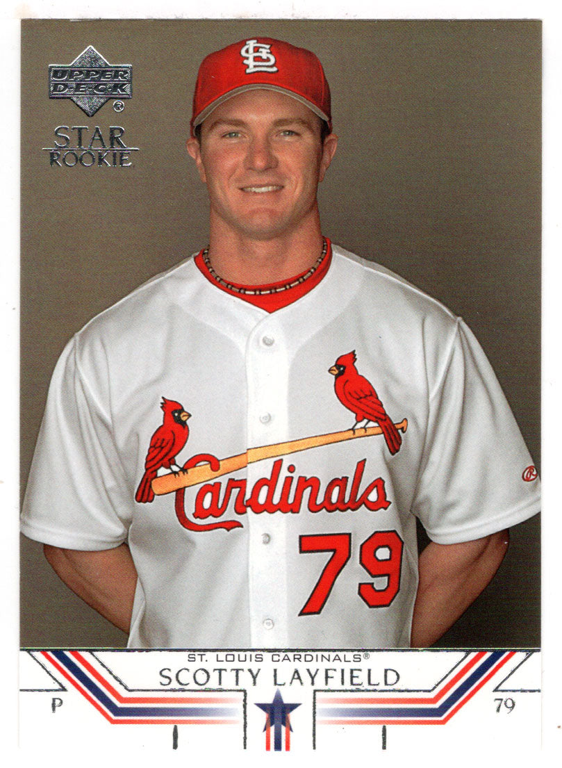 Scotty Layfield RC - St. Louis Cardinals - Star Rookies (MLB Baseball Card) 2002 Upper Deck # 509 Mint