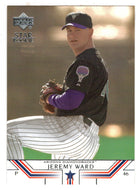 Jeremy Ward RC - Arizona Diamondbacks - Star Rookies (MLB Baseball Card) 2002 Upper Deck # 513 Mint