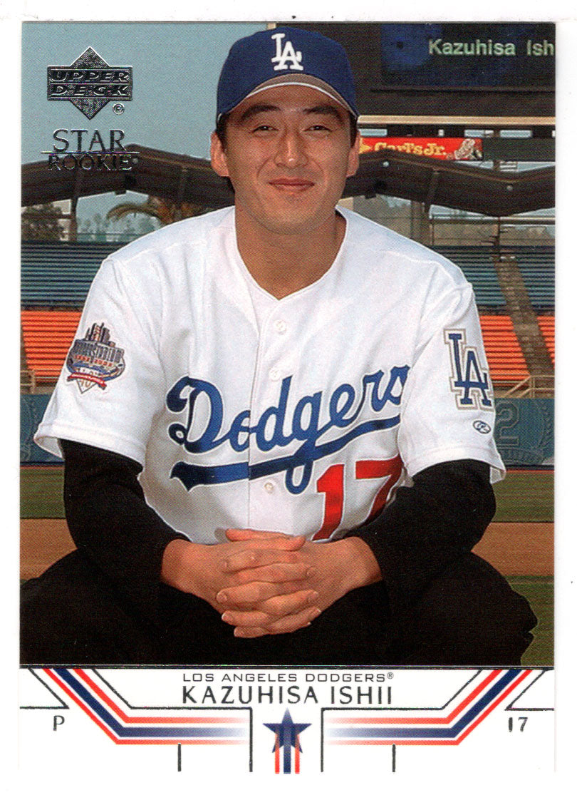 Kazuhisa Ishii RC - Los Angeles Dodgers - Star Rookies (MLB Baseball Card) 2002 Upper Deck # 517 Mint