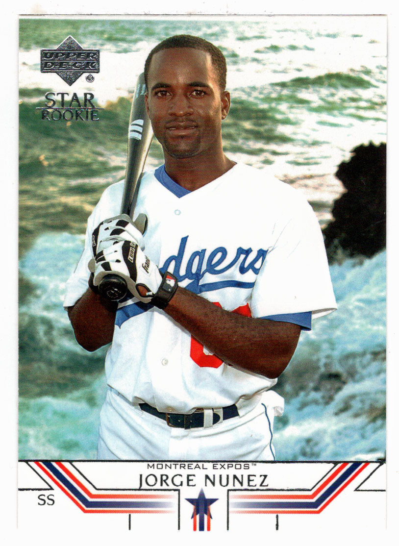 Jorge Nunez RC - Montreal Expos - Star Rookies (Traded) (MLB Baseball Card) 2002 Upper Deck # 518 Mint