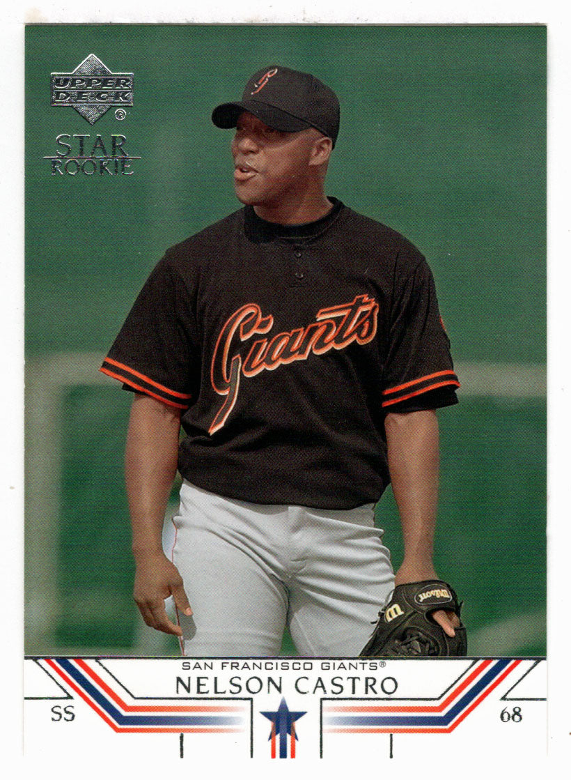 Nelson Castro RC - San Francisco Giants - Star Rookies (MLB Baseball Card) 2002 Upper Deck # 522 Mint