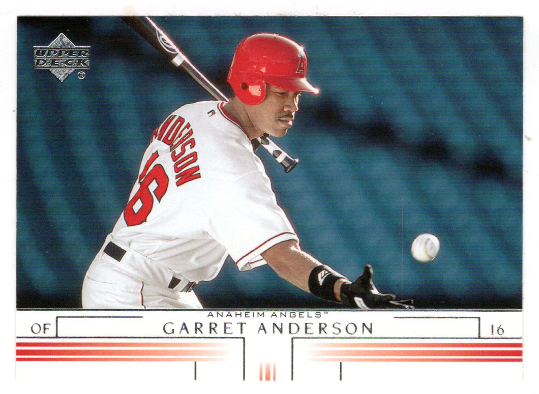 Garret Anderson - Anaheim Angels (MLB Baseball Card) 2002 Upper Deck # 547 Mint