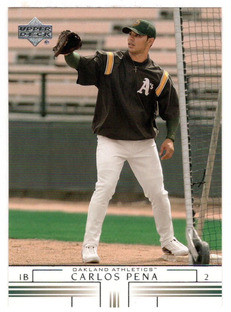 Carlos Pena - Oakland Athletics (MLB Baseball Card) 2002 Upper Deck # 557 Mint