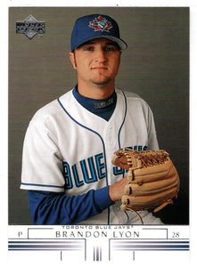 Brandon Lyon - Toronto Blue Jays (MLB Baseball Card) 2002 Upper Deck # 561 Mint
