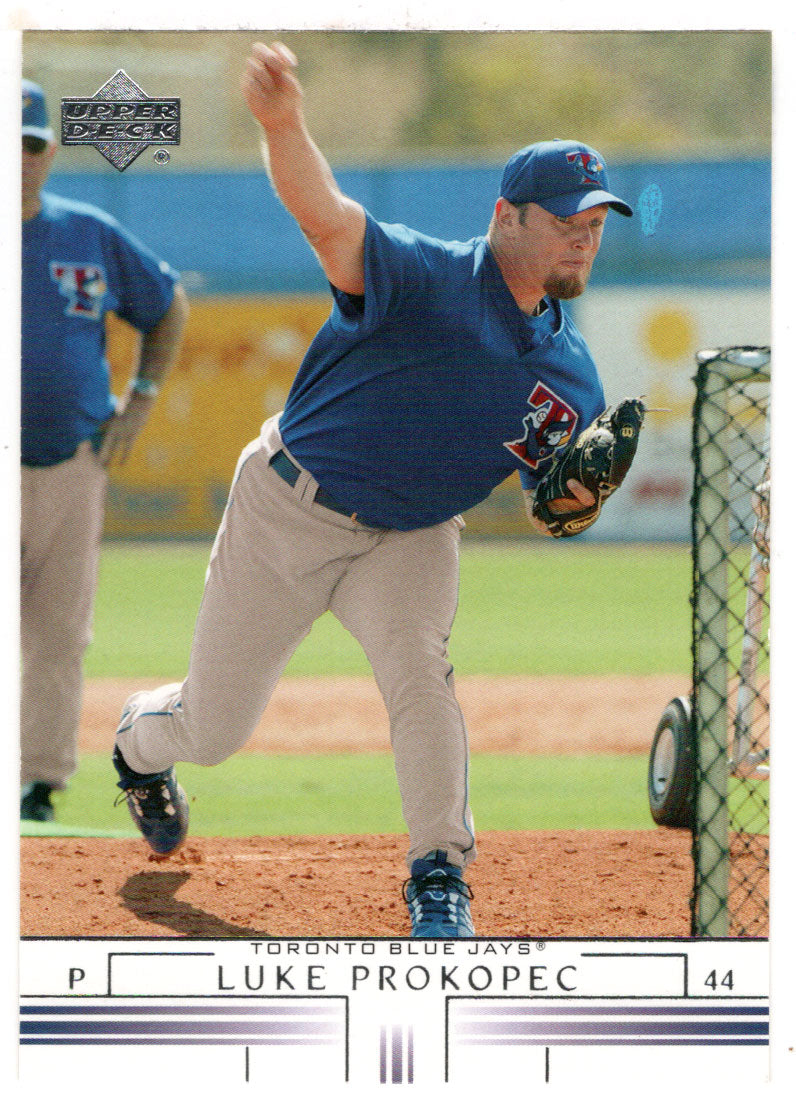 Luke Prokopec - Toronto Blue Jays (MLB Baseball Card) 2002 Upper Deck # 562 Mint