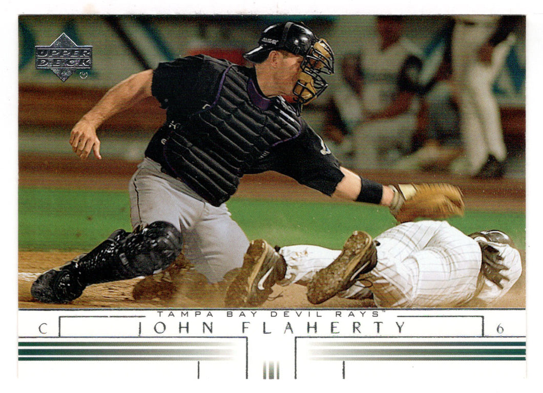 John Flaherty - Tampa Bay Devil Rays (MLB Baseball Card) 2002 Upper Deck # 566 Mint