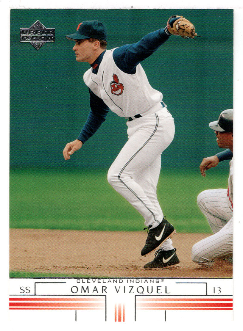 Omar Vizquel - Cleveland Indians (MLB Baseball Card) 2002 Upper Deck # 571 Mint