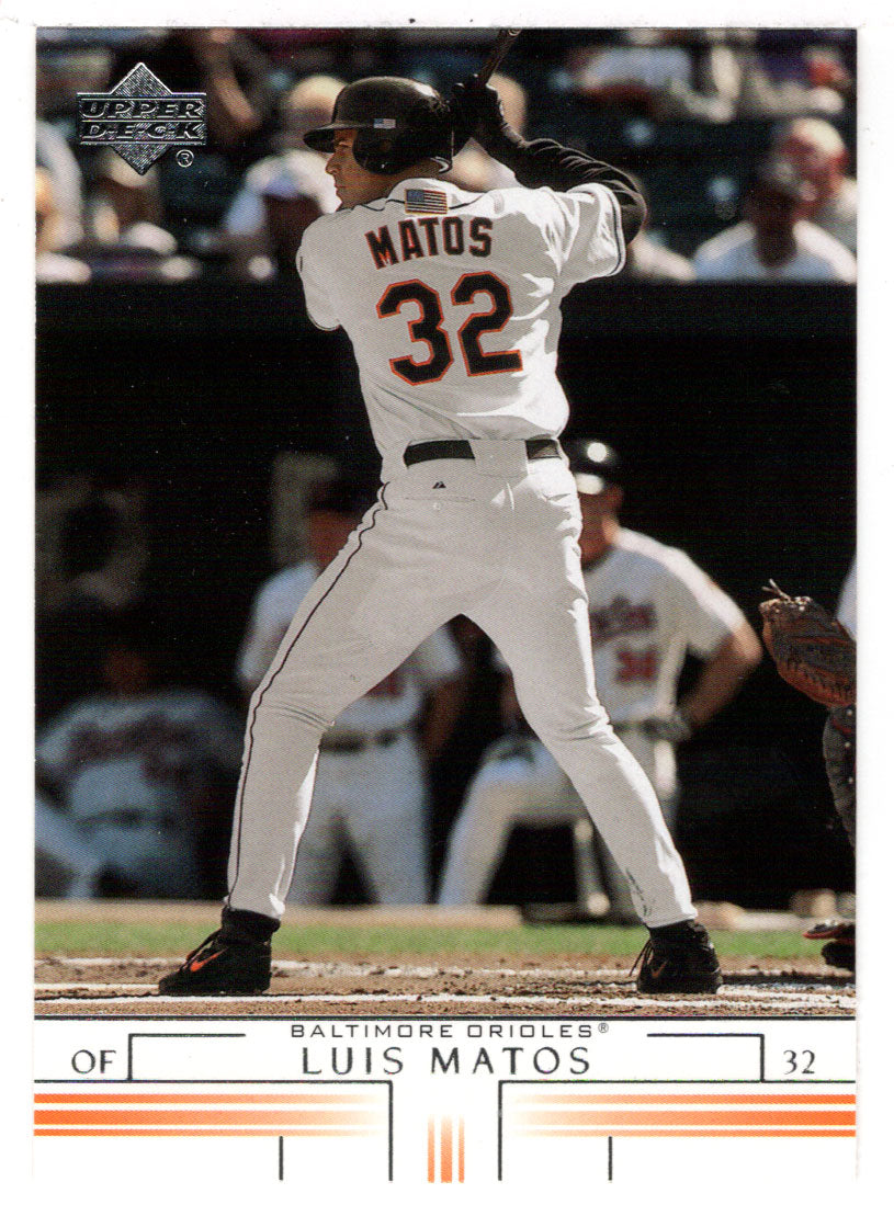 Luis Matos - Baltimore Orioles (MLB Baseball Card) 2002 Upper Deck # 585 Mint