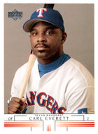 Carl Everett - Texas Rangers (MLB Baseball Card) 2002 Upper Deck # 588 Mint