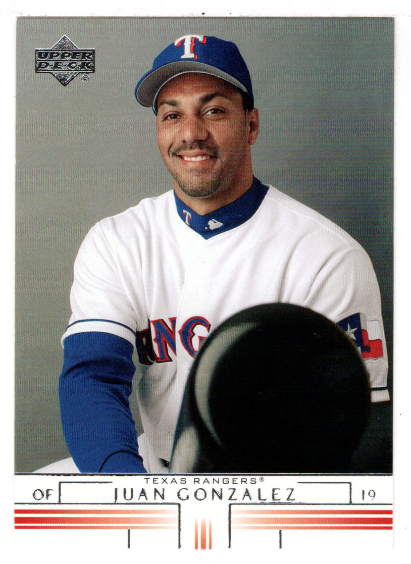 Juan Gonzalez - Texas Rangers (MLB Baseball Card) 2002 Upper Deck # 591 Mint