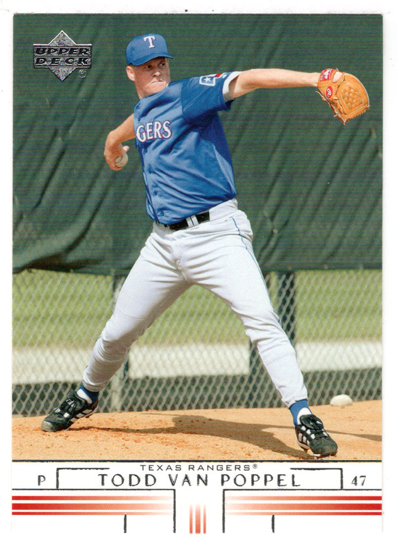 Todd Van Poppel - Texas Rangers (MLB Baseball Card) 2002 Upper Deck # 593 Mint