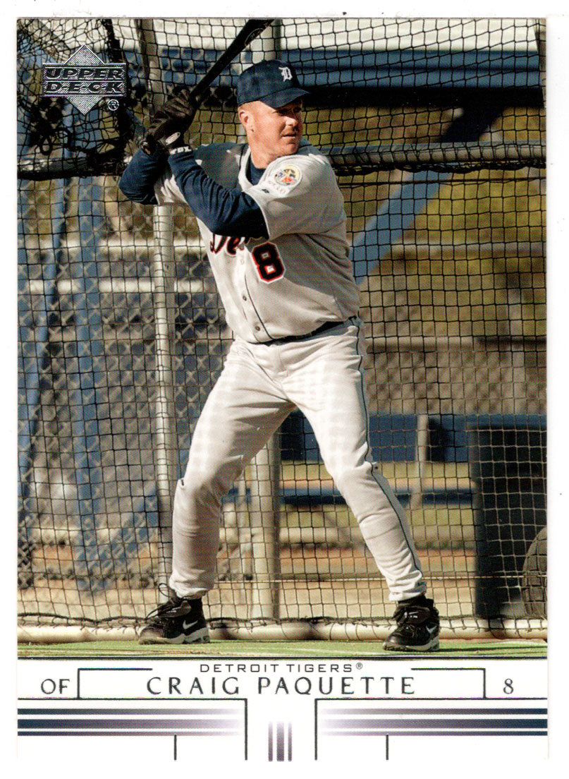 Craig Paquette - Detroit Tigers (MLB Baseball Card) 2002 Upper Deck # 608 Mint