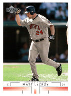 Matt LeCroy - Minnesota Twins (MLB Baseball Card) 2002 Upper Deck # 616 Mint