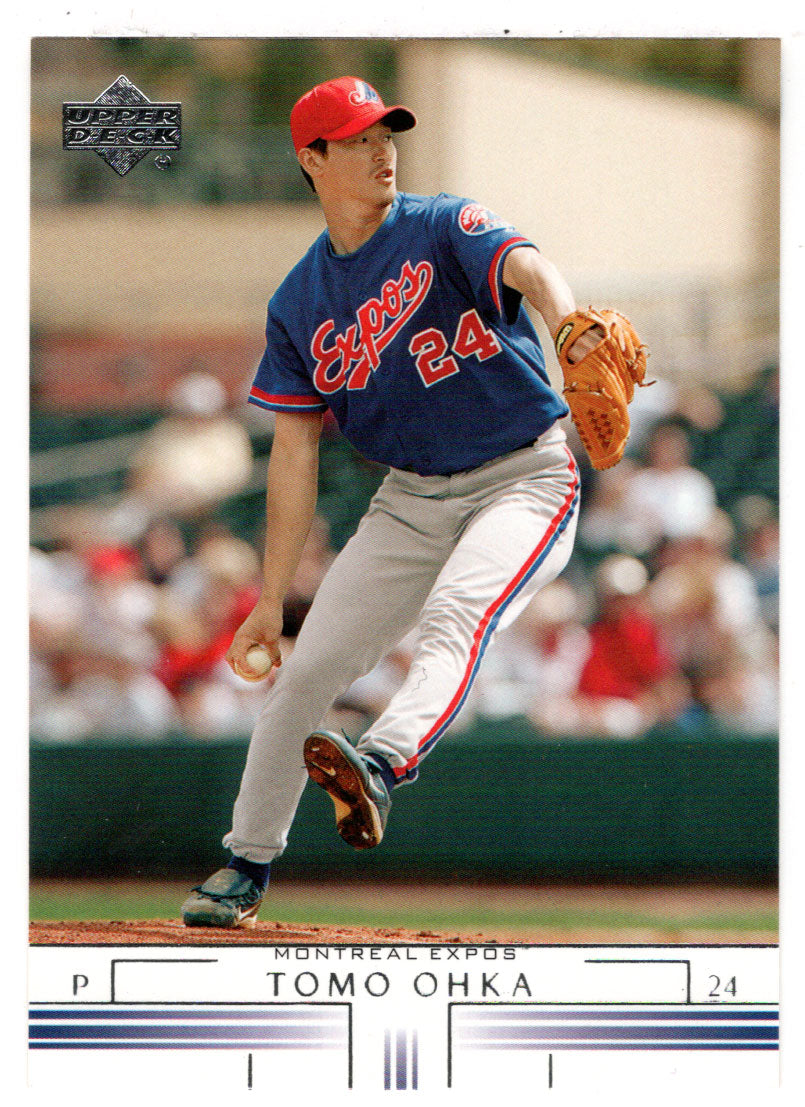 Tomo Ohka - Montreal Expos (MLB Baseball Card) 2002 Upper Deck # 674 Mint
