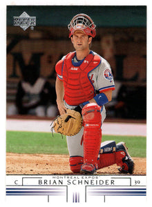 Brian Schneider - Montreal Expos (MLB Baseball Card) 2002 Upper Deck # 675 Mint