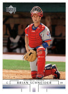 Brian Schneider - Montreal Expos (MLB Baseball Card) 2002 Upper Deck # 675 Mint
