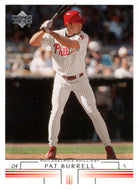 Pat Burrell - Philadelphia Phillies (MLB Baseball Card) 2002 Upper Deck # 702 Mint