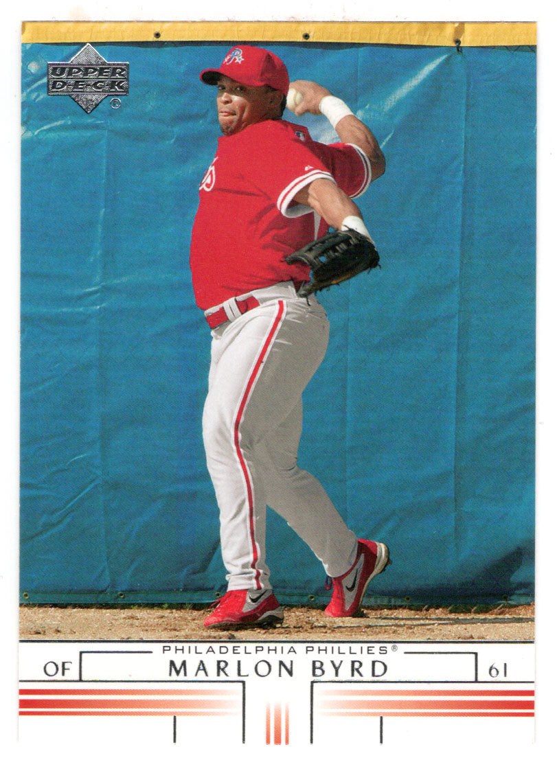 Marlon Byrd - Philadelphia Phillies (MLB Baseball Card) 2002 Upper Deck # 703 Mint