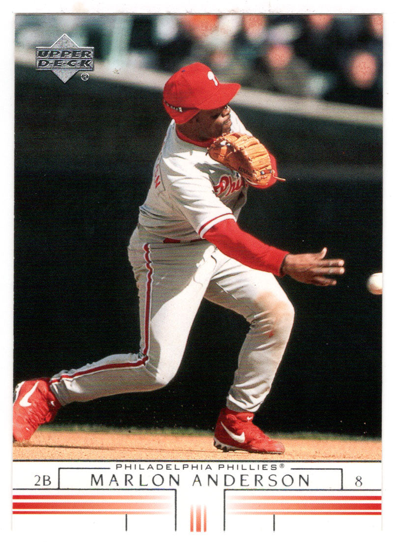 Marlon Anderson - Philadelphia Phillies (MLB Baseball Card) 2002 Upper Deck # 705 Mint