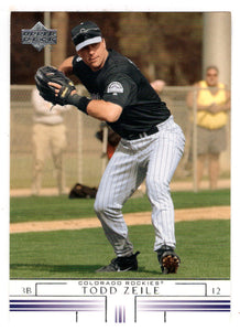 Todd Zeile - Colorado Rockies (MLB Baseball Card) 2002 Upper Deck # 722 Mint