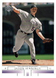 Jason Jennings - Colorado Rockies (MLB Baseball Card) 2002 Upper Deck # 724 Mint