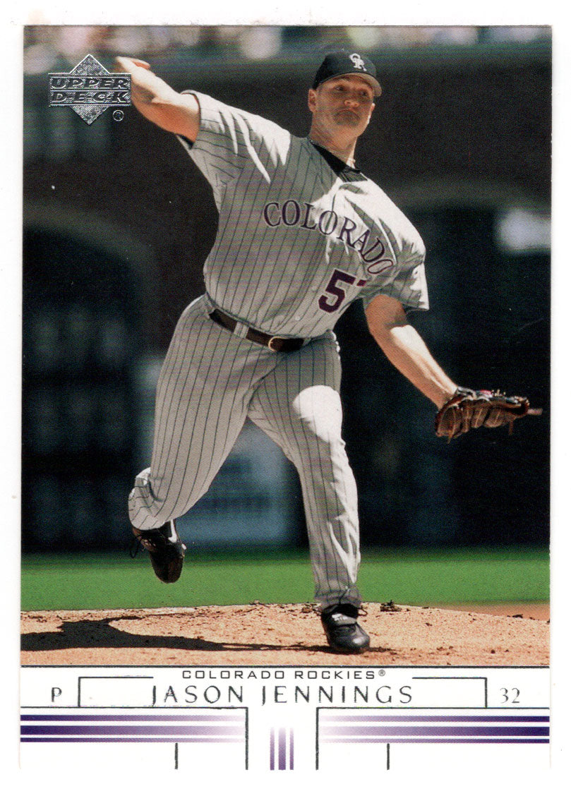 Jason Jennings - Colorado Rockies (MLB Baseball Card) 2002 Upper Deck # 724 Mint