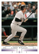 Larry Walker - Colorado Rockies - Season Highlights Checklist (MLB Baseball Card) 2002 Upper Deck # 744 Mint