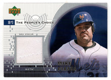Load image into Gallery viewer, Mike Piazza - New York Mets - Peoples Choice Game Jersey (MLB Baseball Card) 2002 Upper Deck # PJ-MP Mint
