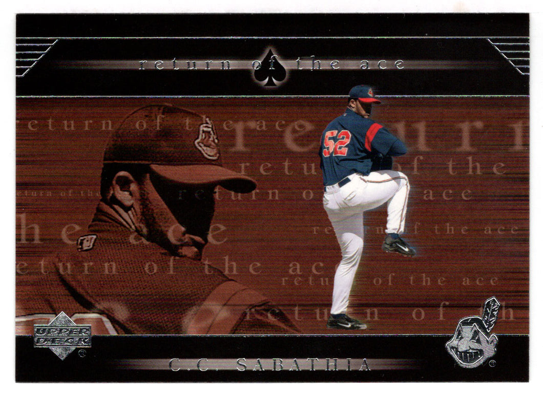 C.C. Sabathia - Cleveland Indians - Return of the Ace (MLB Baseball Card) 2002 Upper Deck # RA11 Mint