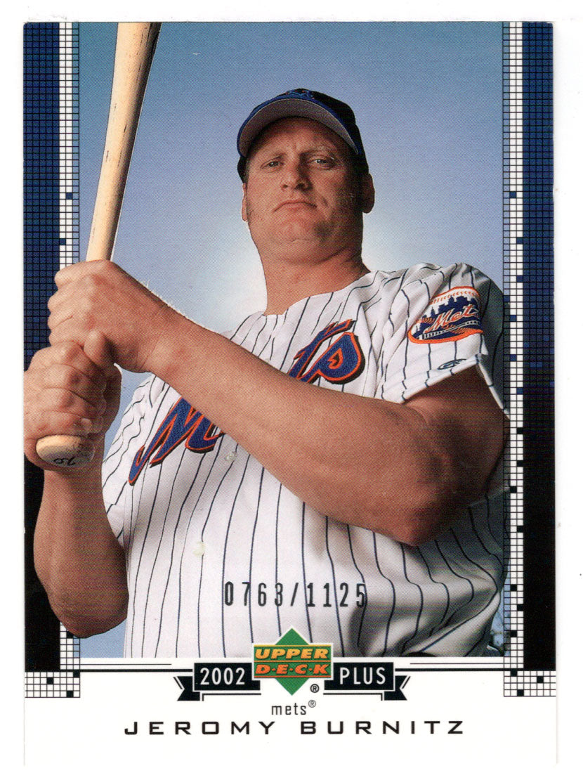 Jeromy Burnitz 768/1125 - New York Mets - UD Plus Retail (MLB Baseball Card) 2002 Upper Deck # UD84 Mint