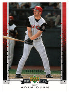 Adam Dunn 334/1125 - Cincinnati Reds - UD Plus Retail (MLB Baseball Card) 2002 Upper Deck # UD96 Mint