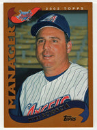 Mike Scioscia - Anaheim Angels - Manager (MLB Baseball Card) 2002 Topps # 292 Mint