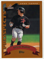 Jason Maule RC - Houston Astros - Prospects (MLB Baseball Card) 2002 Topps # 315 Mint