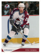 Peter Forsberg - Colorado Avalanche (NHL Hockey Card) 2003-04 ITG (In the Game) Toronto Star # 24 Mint