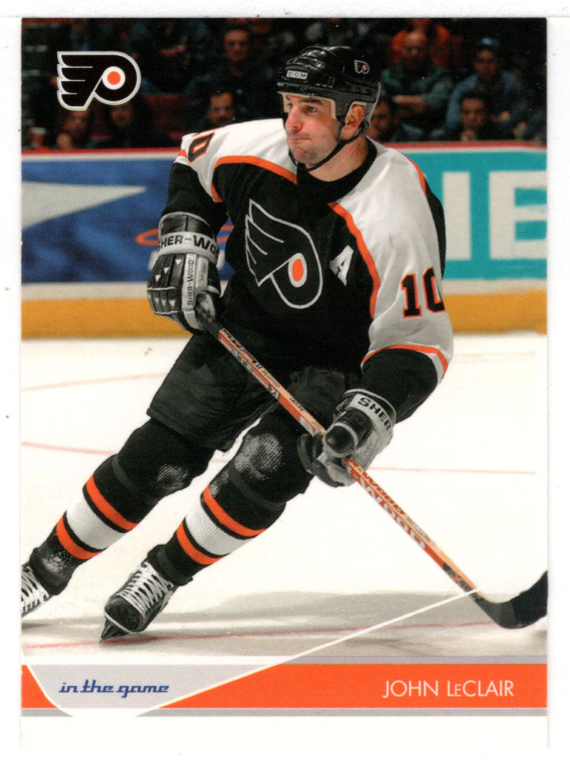 John LeClair - Philadelphia Flyers (NHL Hockey Card) 2003-04 ITG (In the Game) Toronto Star # 70 Mint