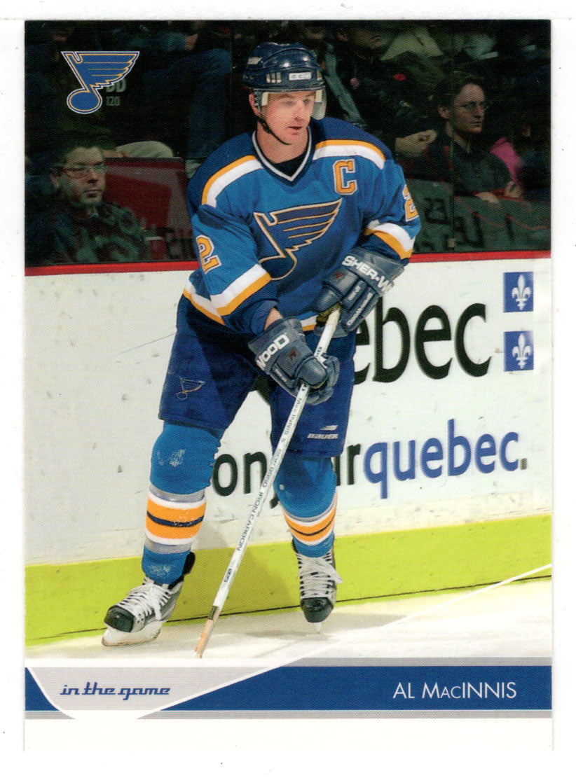 Al MacInnis - St. Louis Blues (NHL Hockey Card) 2003-04 ITG (In the Game) Toronto Star # 77 Mint