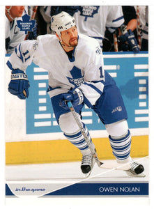 Owen Nolan - Toronto Maple Leafs (NHL Hockey Card) 2003-04 ITG (In the Game) Toronto Star # 86 Mint