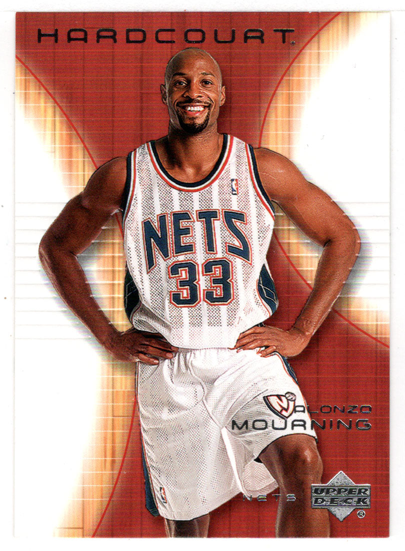 Alonzo Mourning - New Jersey Nets (NBA Basketball Card) 2003-04 Upper Deck Hardcourt # 52 Mint