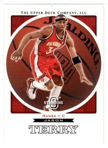 Jason Terry - Atlanta Hawks (NBA Basketball Card) 2003-04 Upper Deck Standing O # 2 Mint